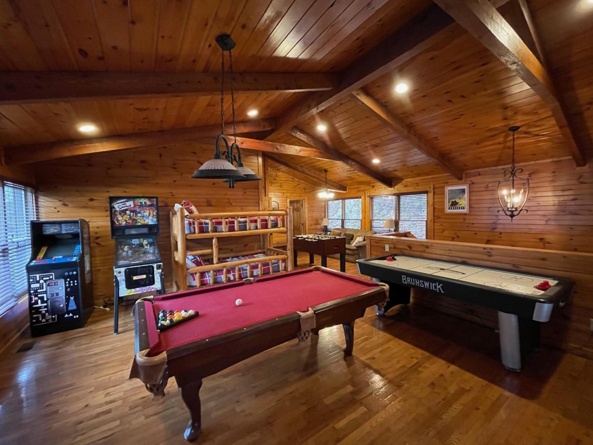 Spacious Resort Log Cabin, Easy Drive, Hot Tub, Arcade Gameroom, Mountain Vibe Gatlinburg Exteriér fotografie
